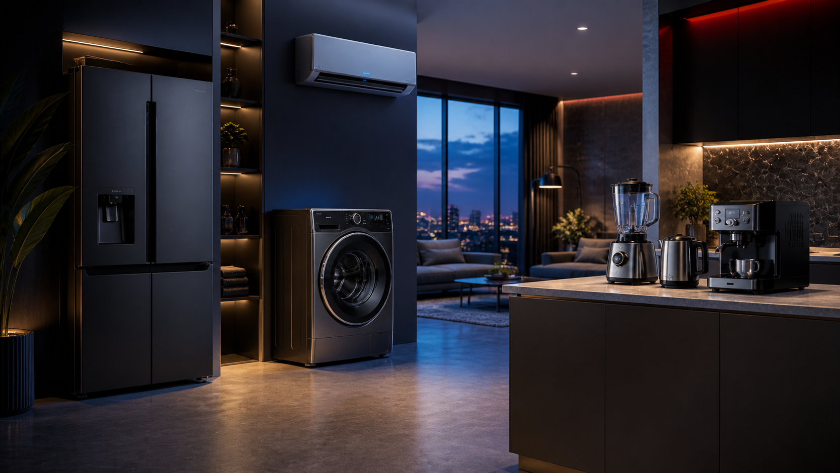 Modern appliances showroom
